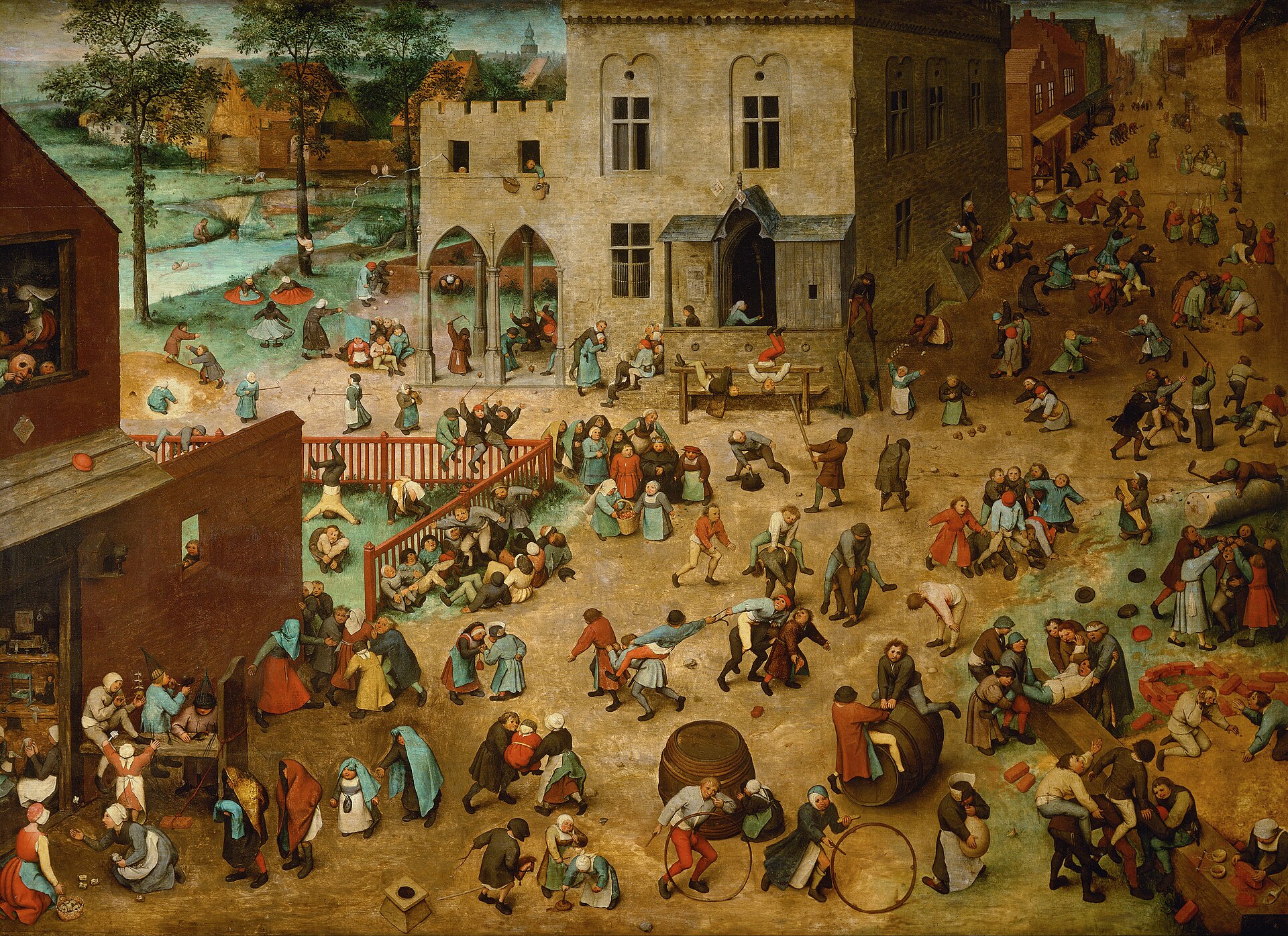 Pieter Bruegel des Älteren Kinder Spiele