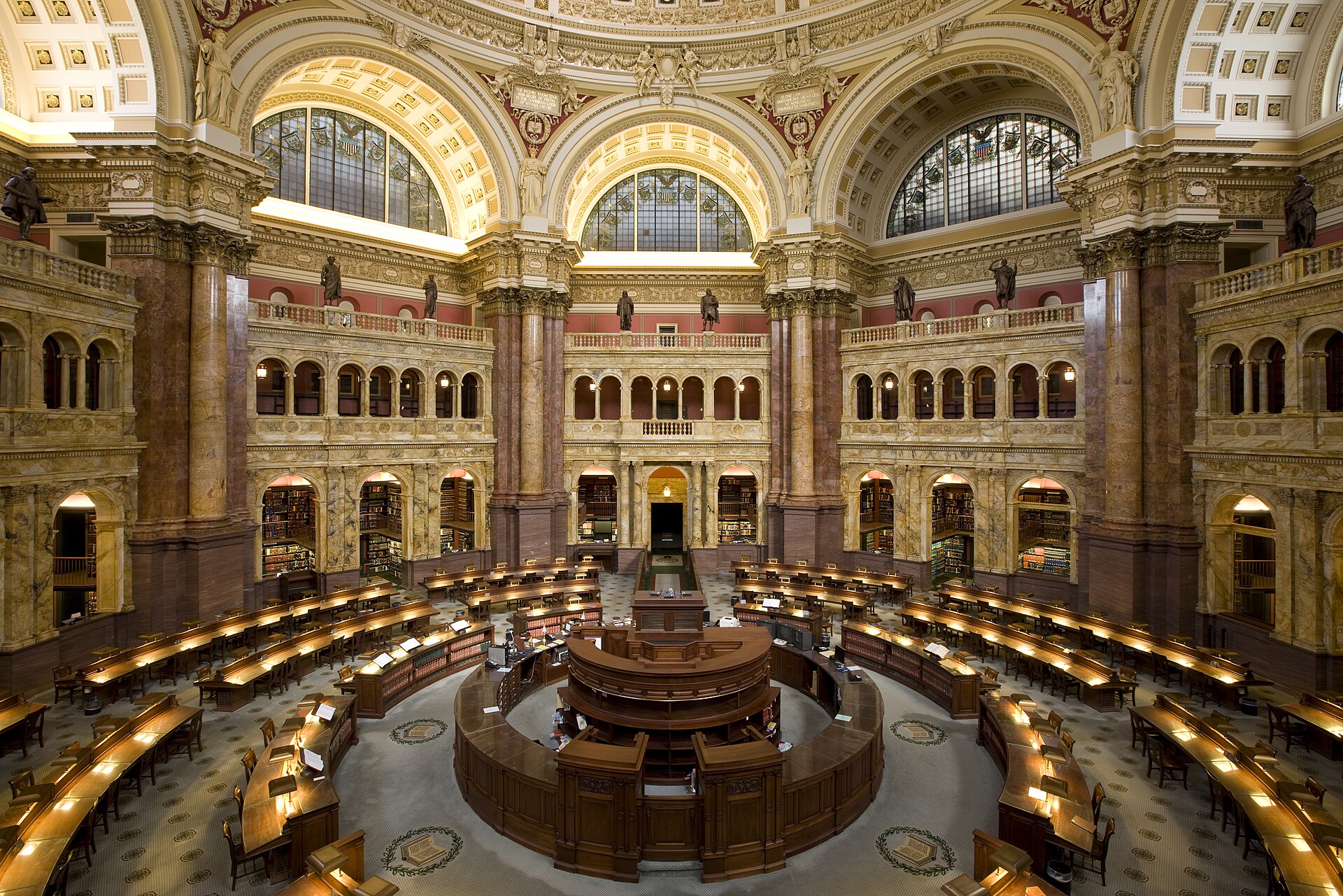 Hauptlesesaal der Library of Congress